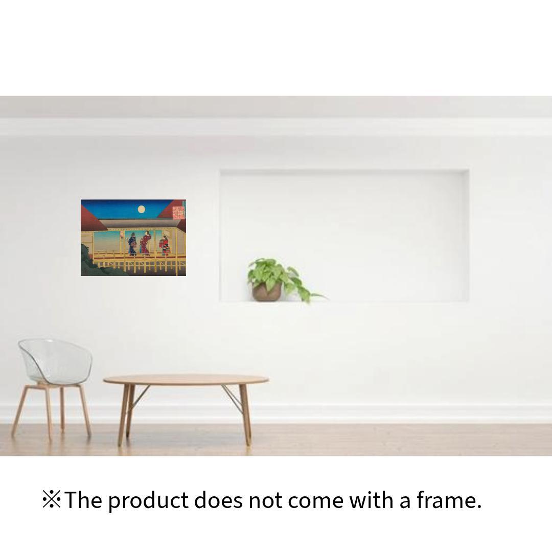 木製パネル アート 葛飾北斎 百人一首うばが絵解 赤染衛門