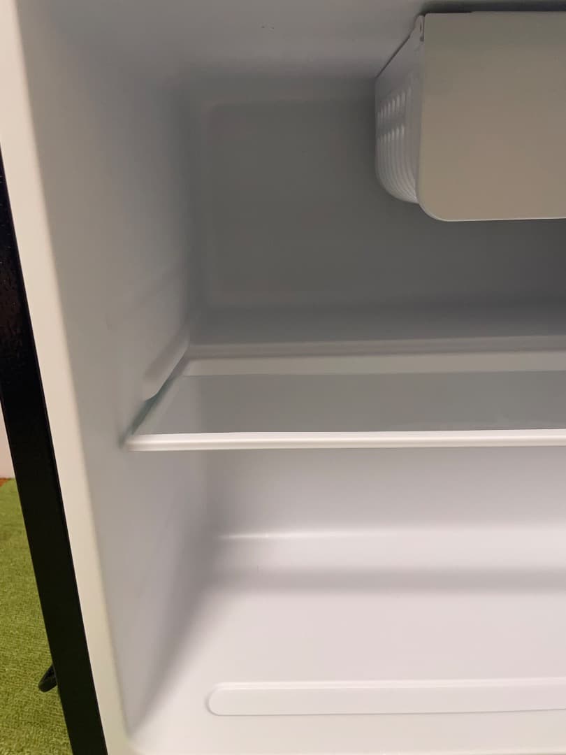 美品 冷蔵庫 2022年製 46Lブラック PRC-B051D-B