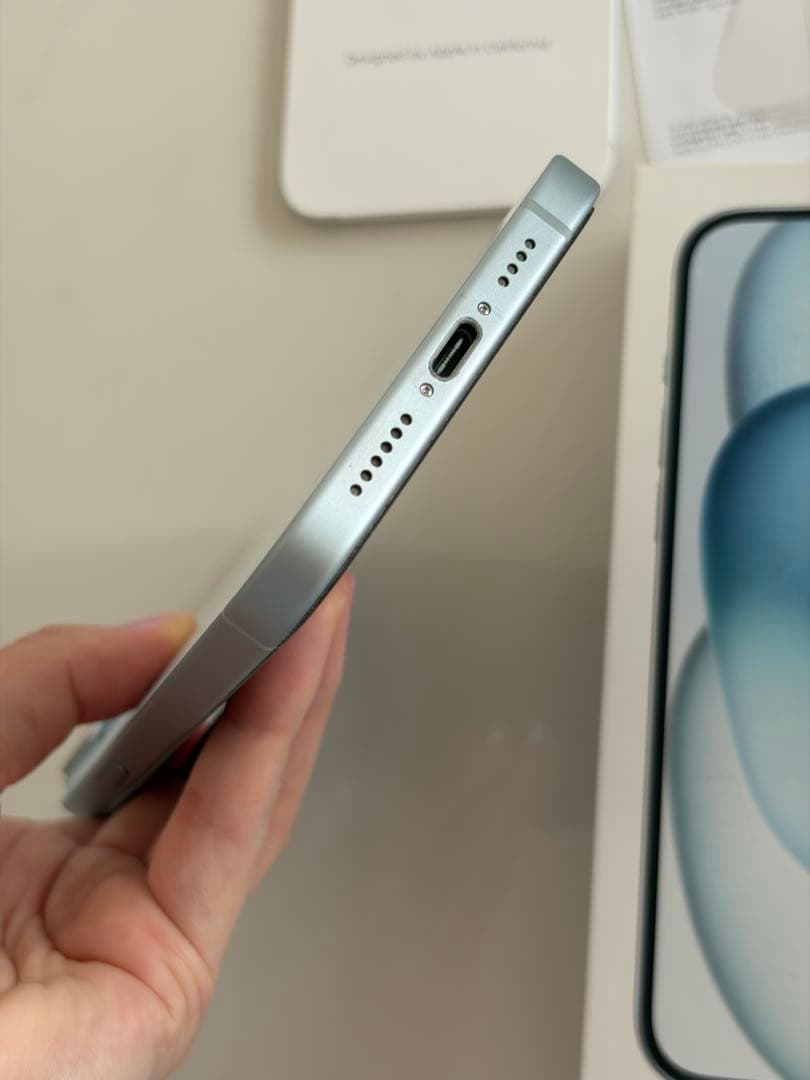 iPhone 15 plus ブルー 128GB