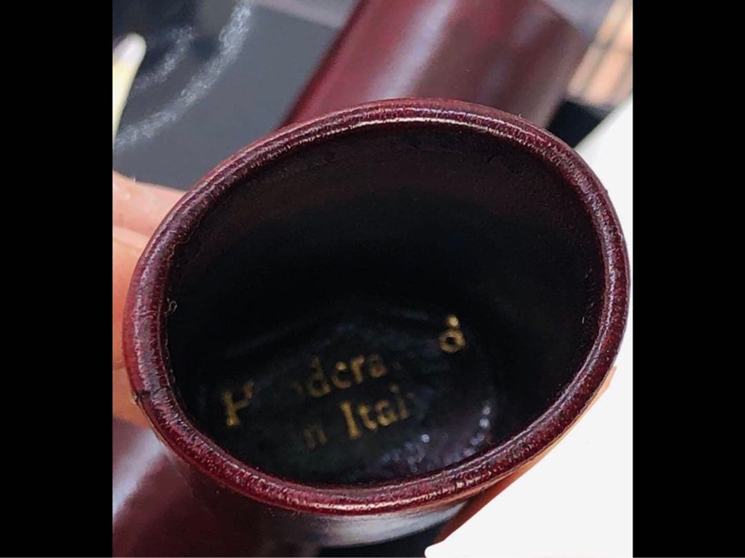 ️モンブラン社⭐️稀少！巨匠ロマノメイハンドメイド⭐️フローレンス製本革ペンポーチ⭐️