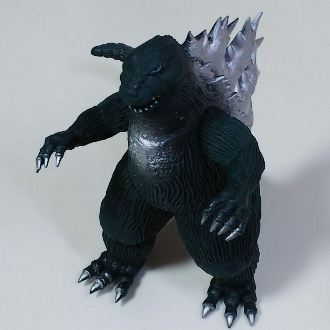 「キングコング対ゴジラ」ソフビ人形・ゴジラ（中古・１９８３年・プラタグ付き）