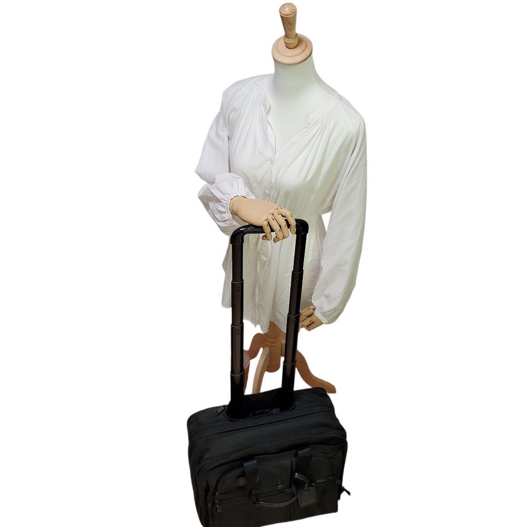 極美品✨TUMI ALPHA　ビジネスキャリー　拡張機能　チャーム 男女