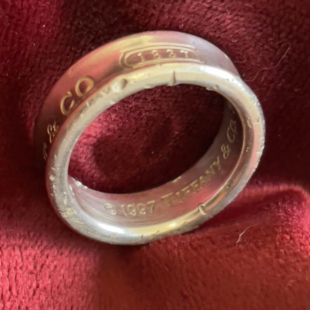 【20】ティファニー　ナローリング　16〜17号　ヴィンテージ