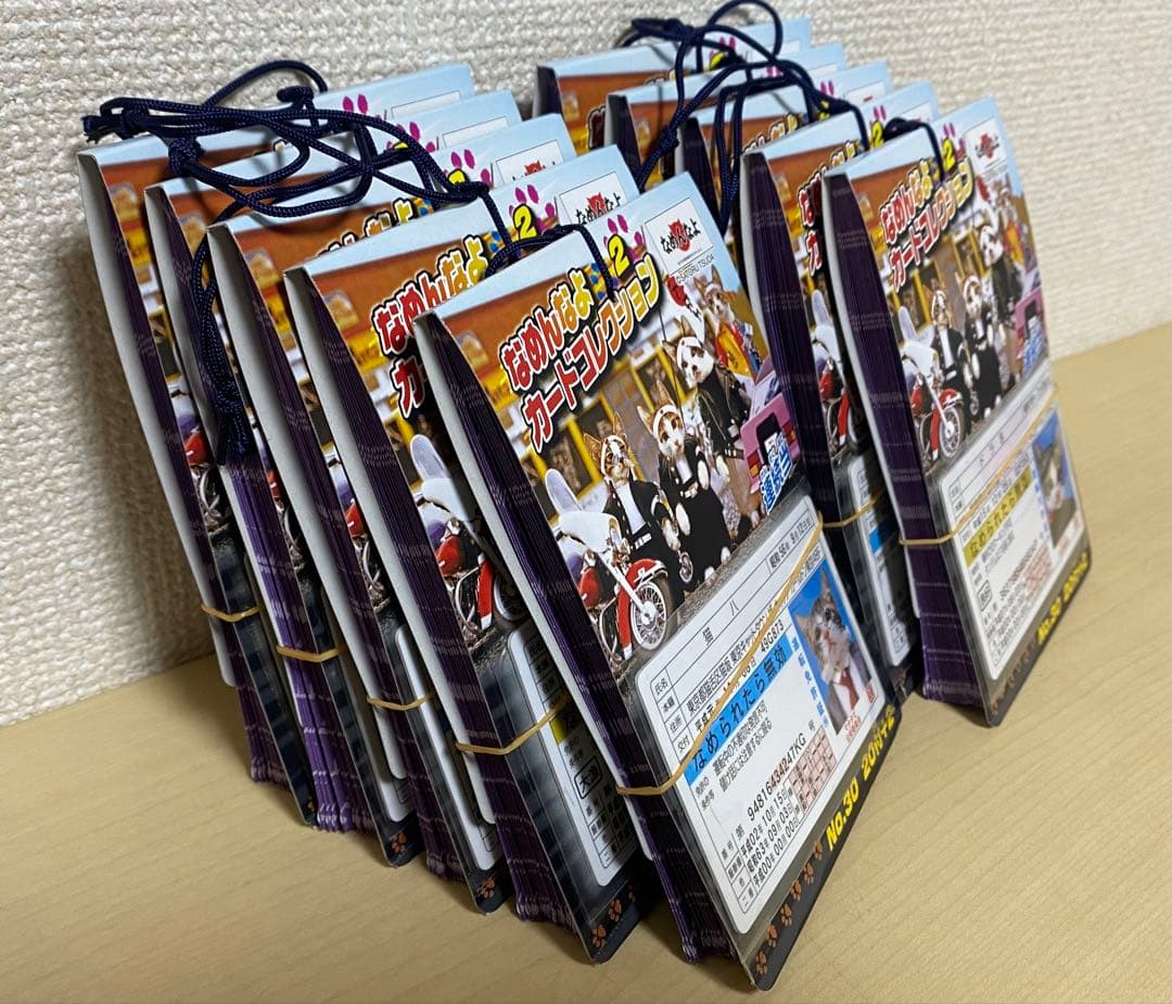 なめんなよ　カードコレクション2 なめ猫　カード　22枚付き×10セット　新品