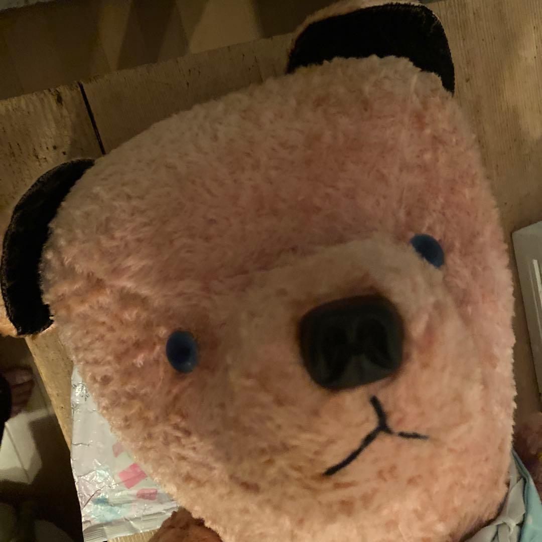 ビックサイズ❣️ピンクのアンティークベア