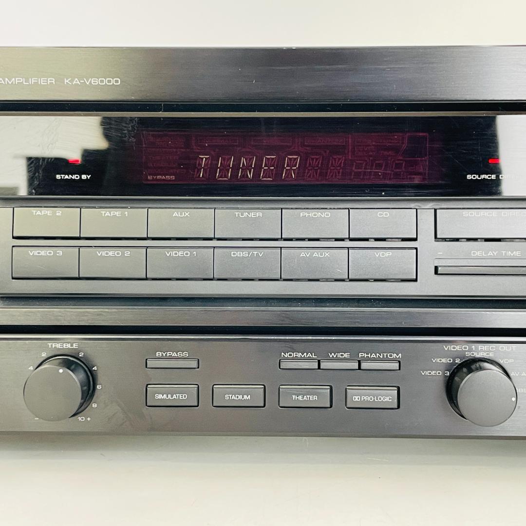 KENWOOD KA-V6000 AVサラウンド ステレオ アンプ【動作品】