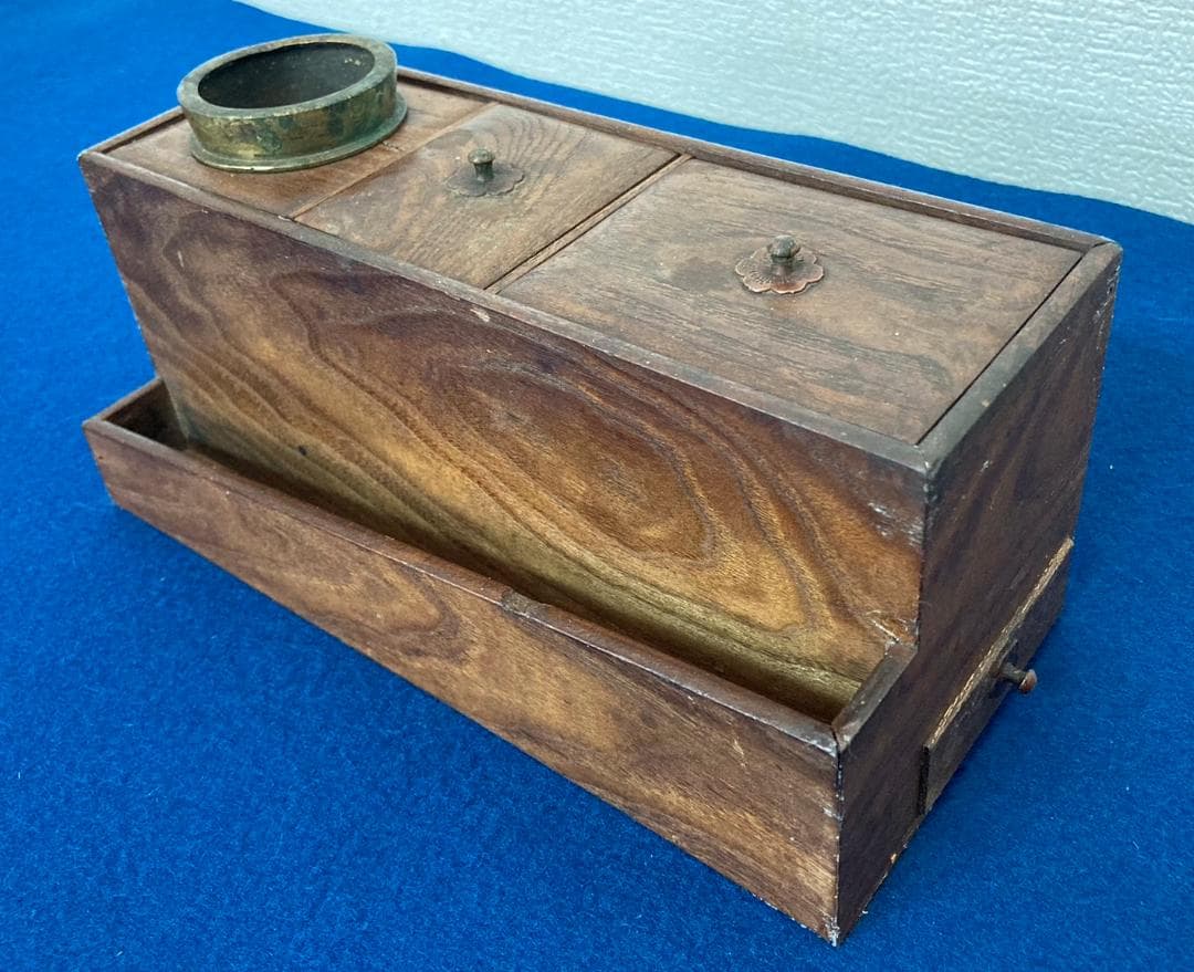 煙草道具  木製喫煙箱 古道具 古民芸