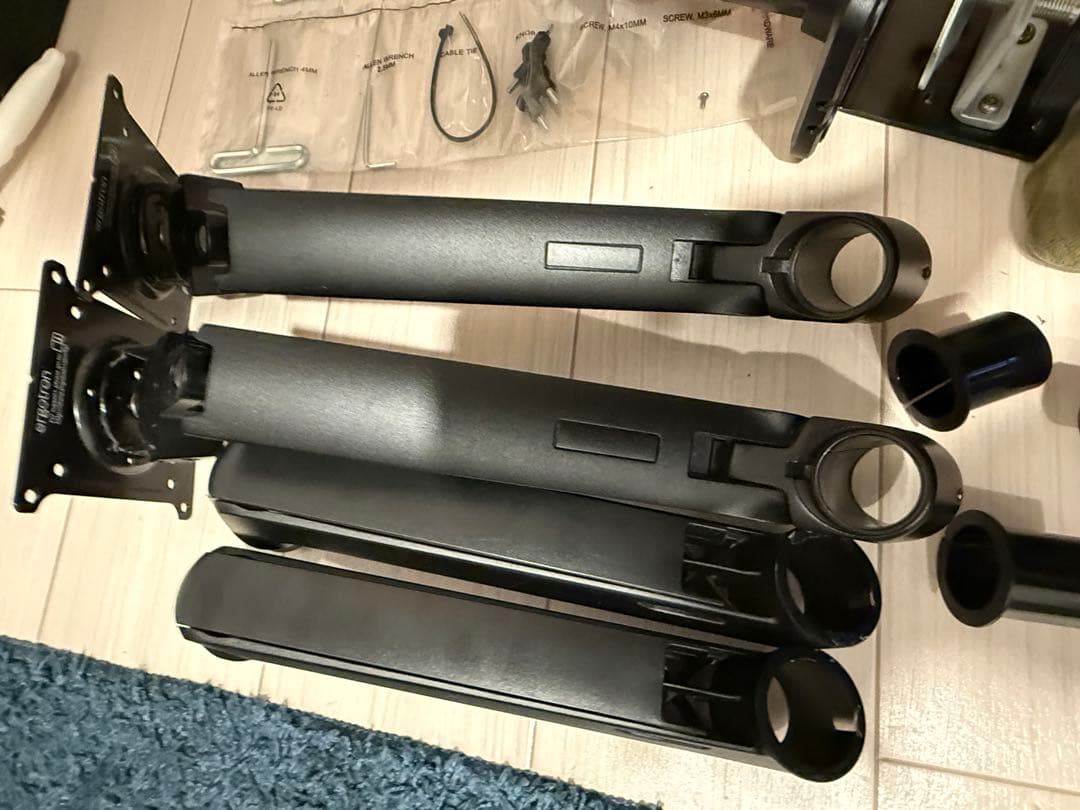 2本セット エルゴトロンLX OEM HPモニターアーム