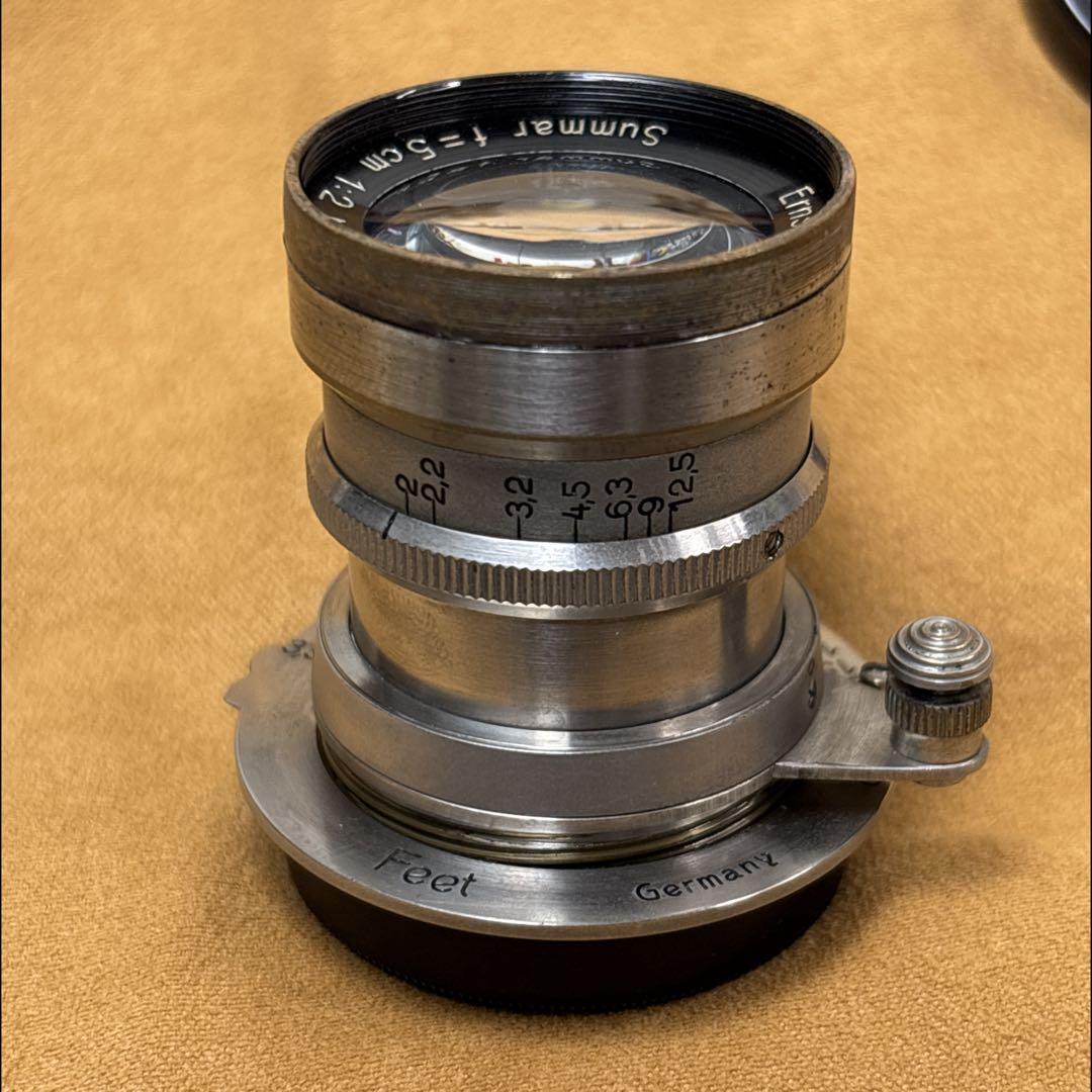 Leica Summar 5cm F2 ひょっとこ ズマール ニッケル L39