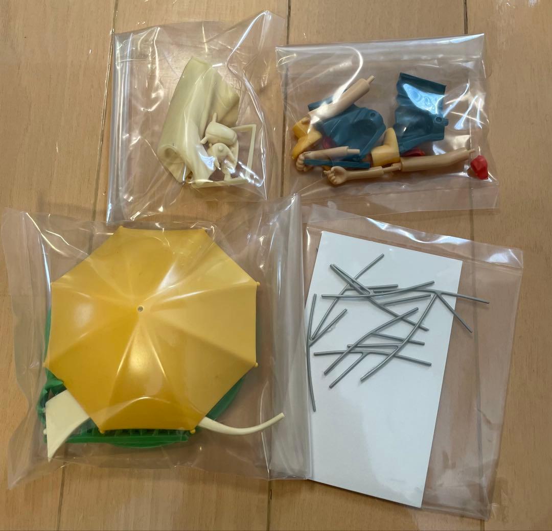 マ*)様 よつばと！　ガレージキット　よつばとたいふう　未組立