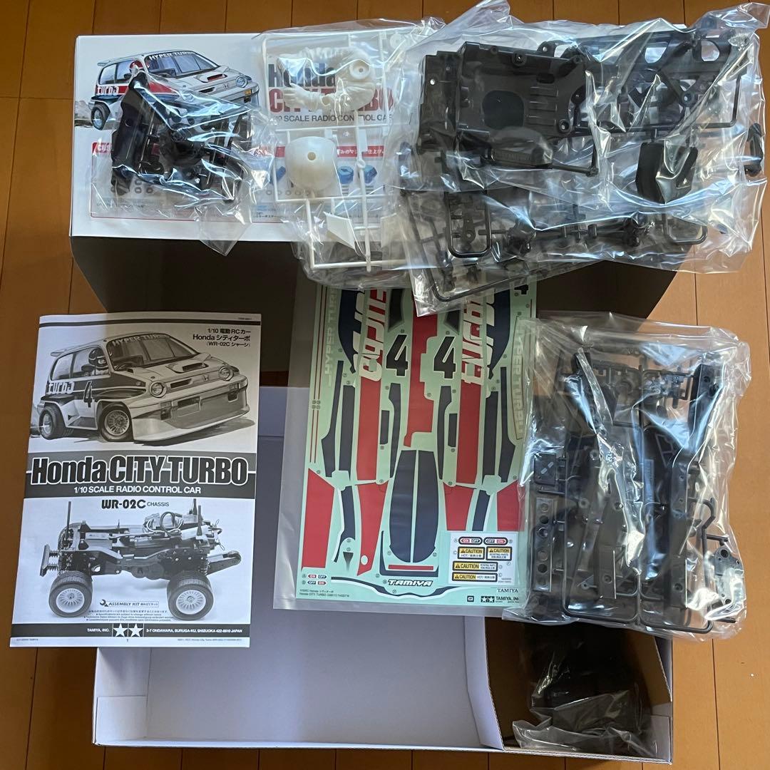 タミヤ　1/10RC Honda シティターボ（WR-02Cシャーシ）