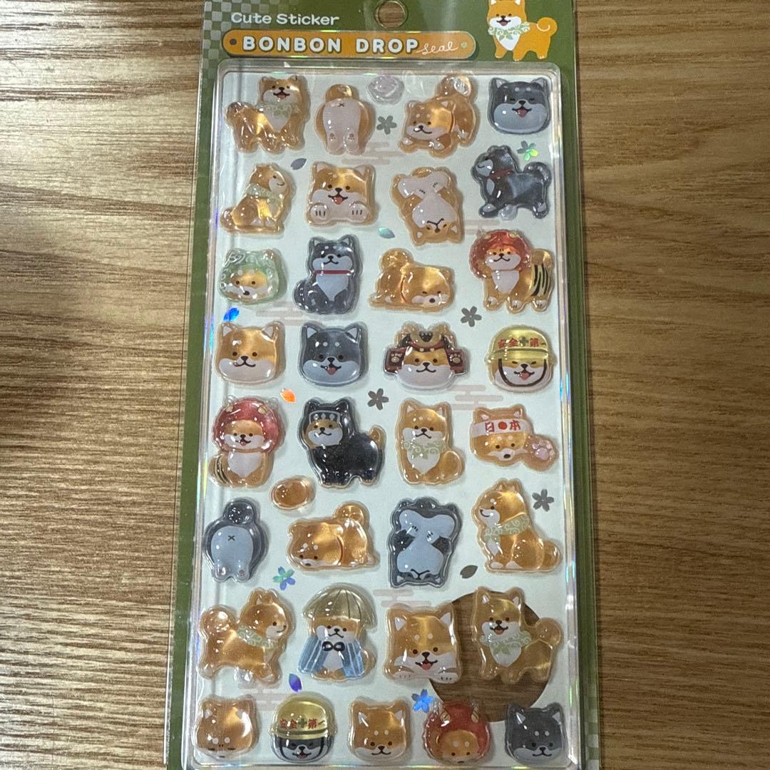 専用 柴犬2セット お寿司 忍者 ボンボンドロップシール