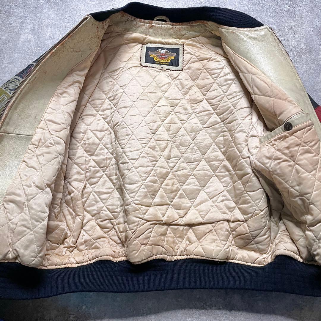 【激渋90s Harley-Davidson leather jacket】