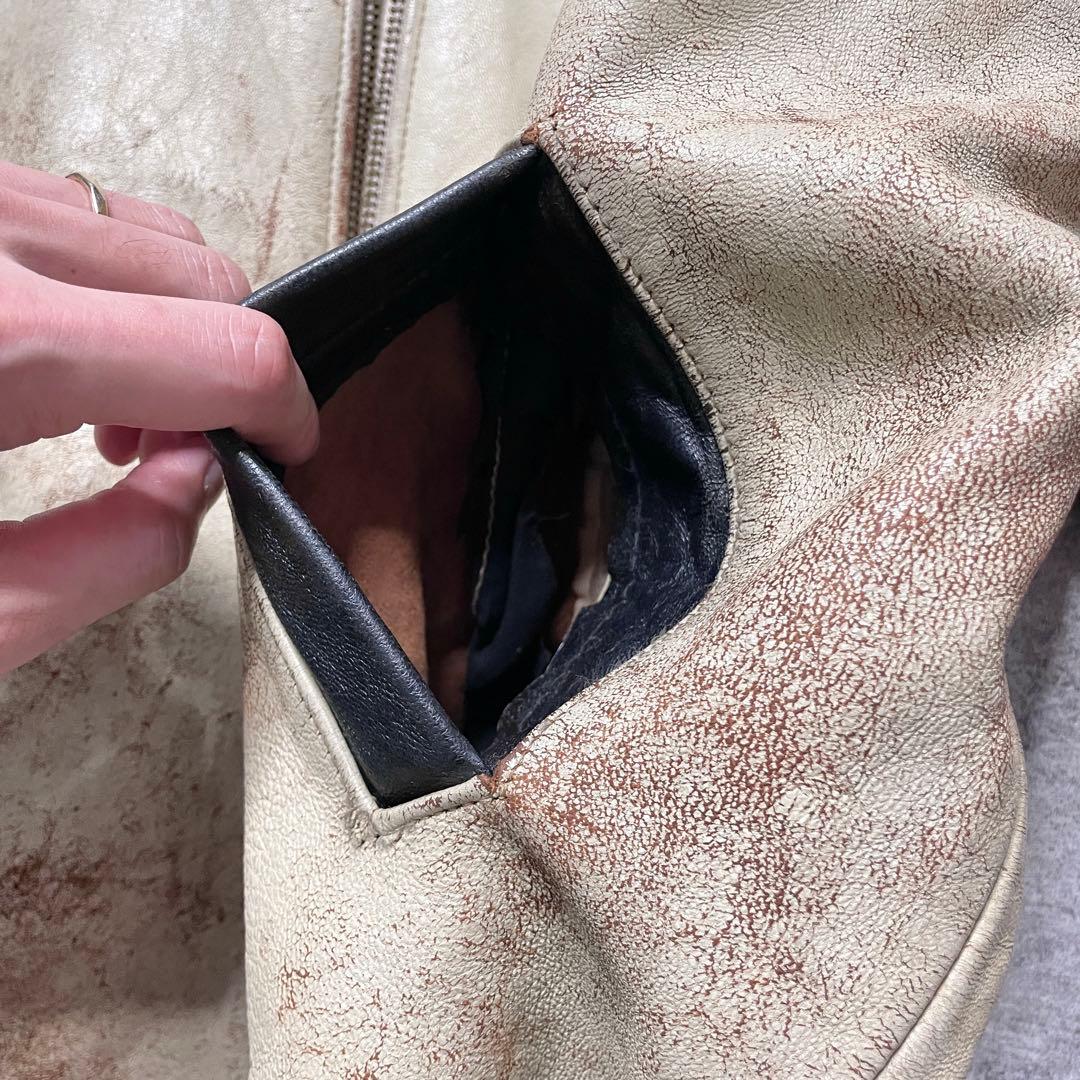 【激渋90s Harley-Davidson leather jacket】