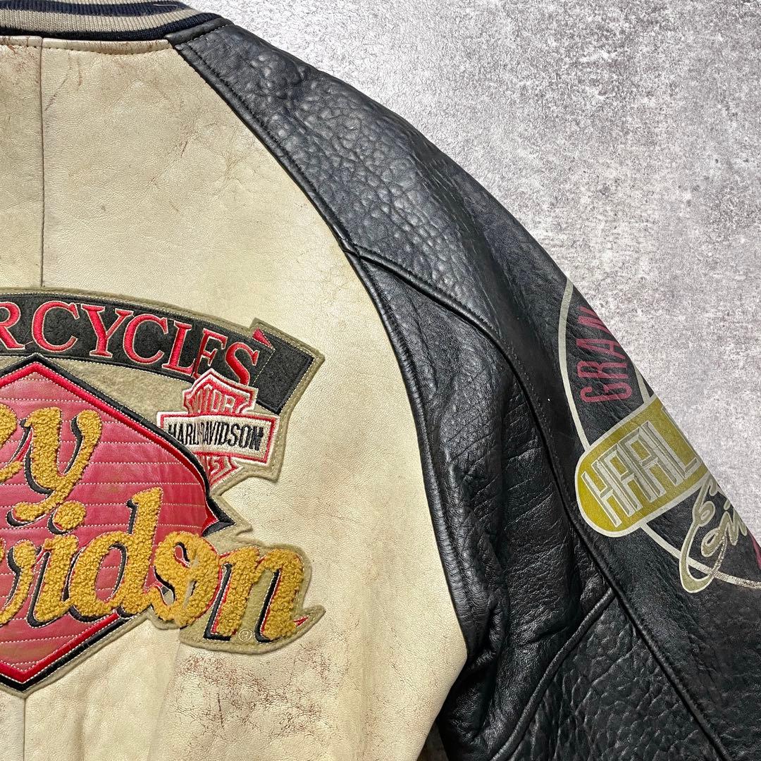 【激渋90s Harley-Davidson leather jacket】