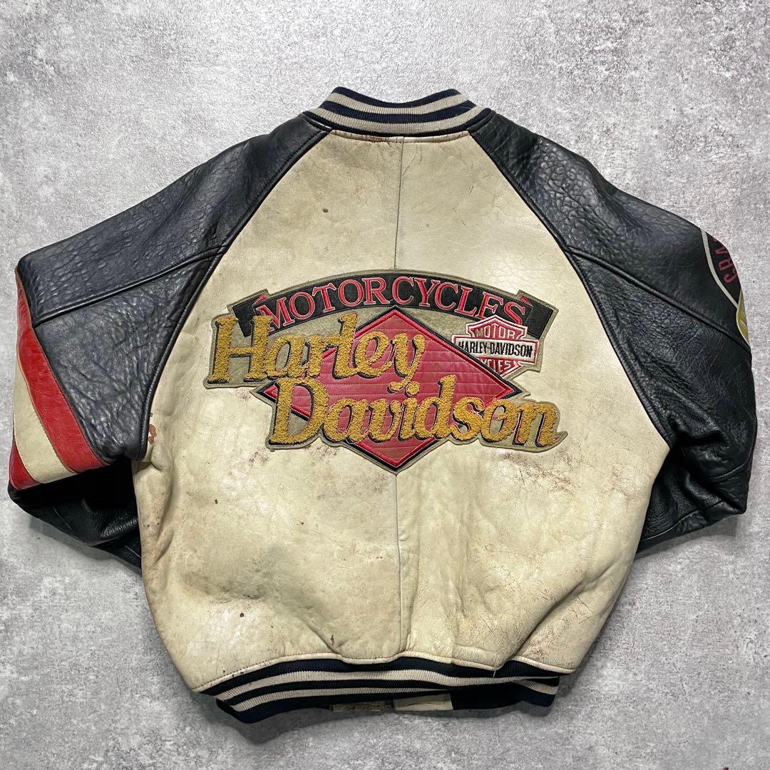 【激渋90s Harley-Davidson leather jacket】