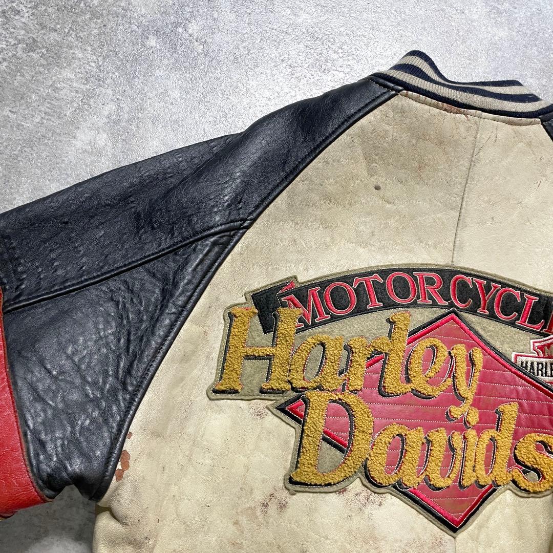 【激渋90s Harley-Davidson leather jacket】