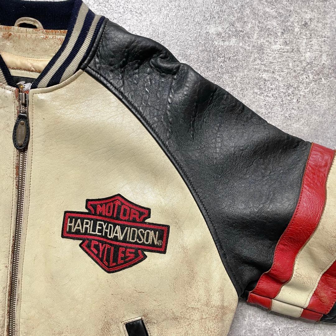 【激渋90s Harley-Davidson leather jacket】