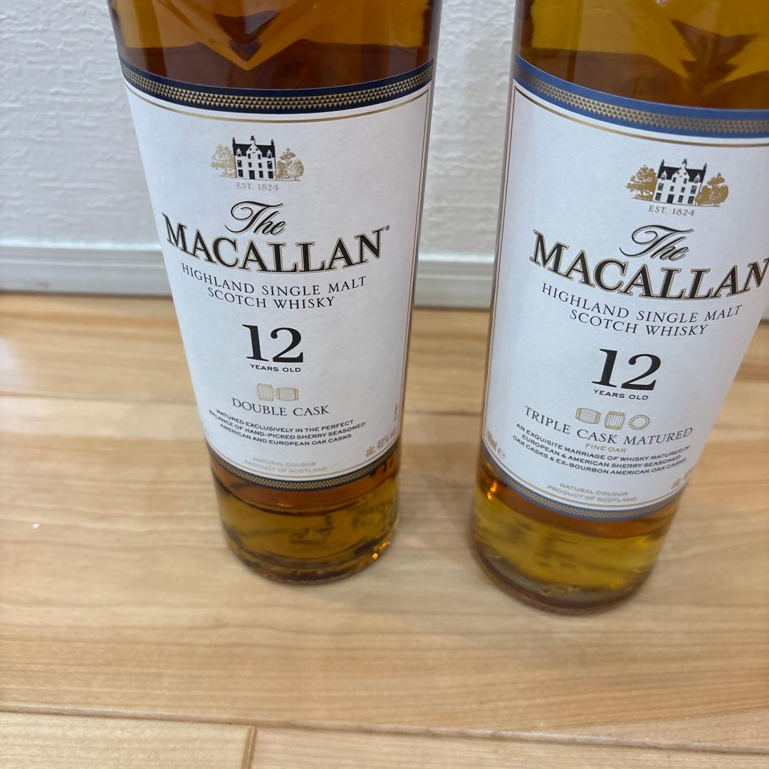 The Macallan 12年 ダブルカスク & トリプルカスク セット