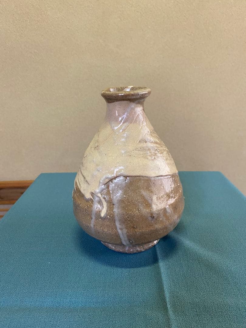 茶道具/花入 森岡成好 粉引花入