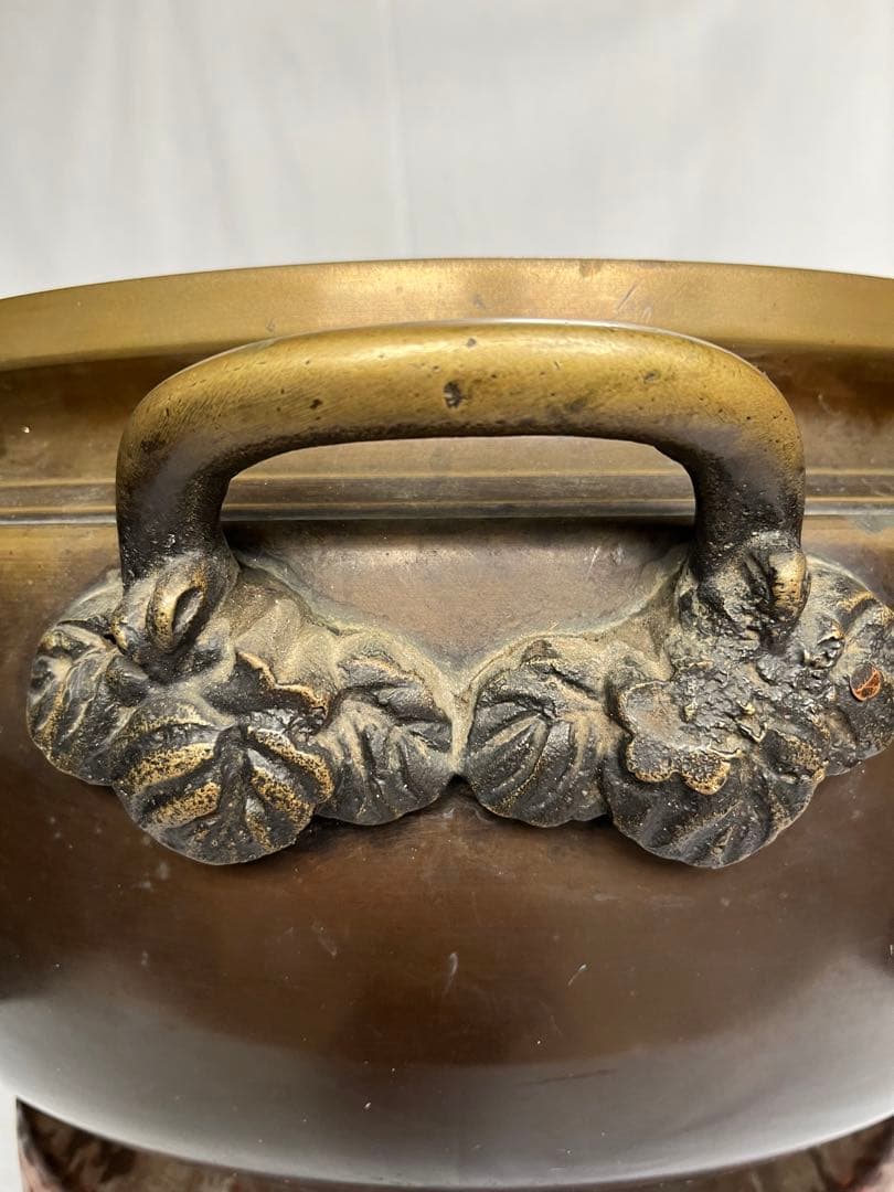 火鉢　真鍮製　レトロ