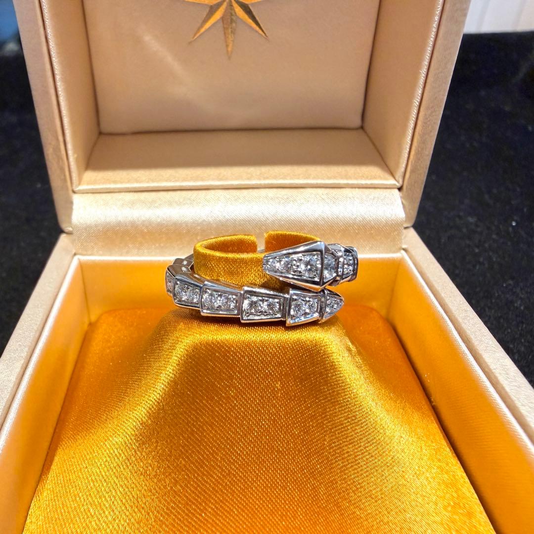 【新品未使用】BVLGARI セルペンティ ヴァイパー リング S