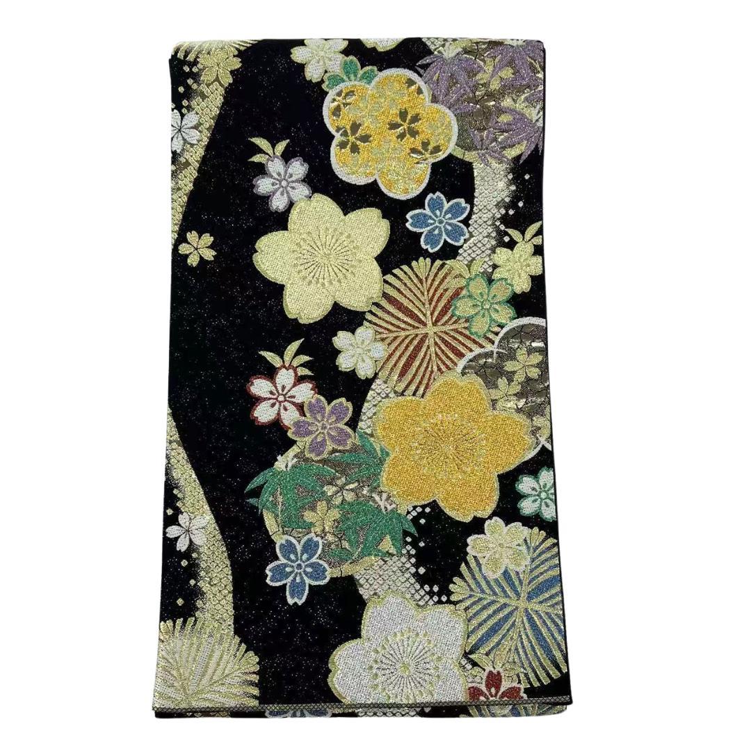 【お得品】 振袖セット 成人式 正絹 古典柄 振袖 水色 S*12 ●