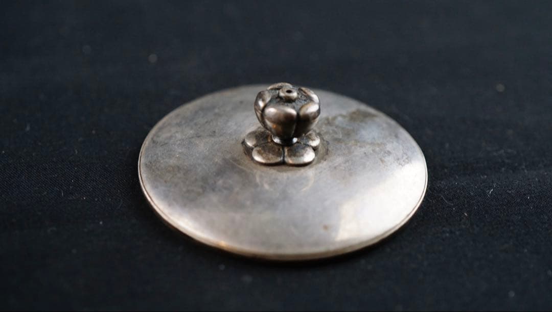 純銀製　湯沸し　銀瓶　煎茶道具　古美術