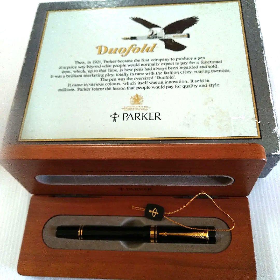 【ほぼ未使用】PARKER DUOFOLD 万年筆　18K　1990年代