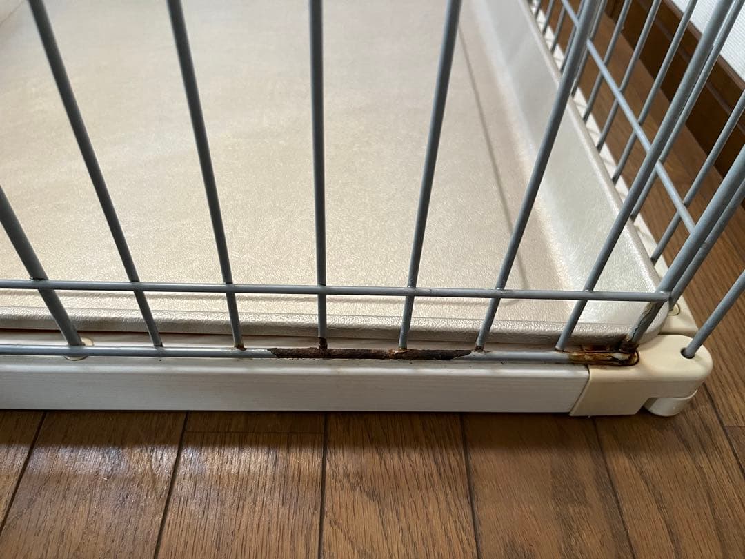 【送料込】アイリスオーヤマ 犬 ケージ ウッディサークル　アイボリー　屋根付き