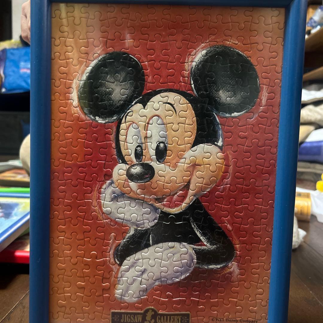 ミッキー、ミニー、プルート、ドナルド、グーフィージグソーパズル アート風