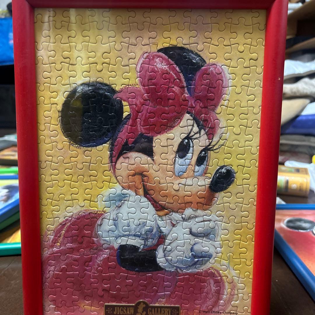 ミッキー、ミニー、プルート、ドナルド、グーフィージグソーパズル アート風