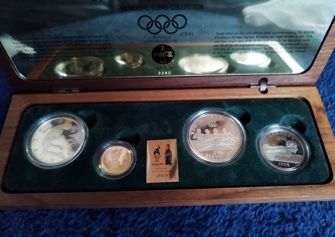 アトランタオリンピック コカコーラ 記念セット 非売品　証明書付き