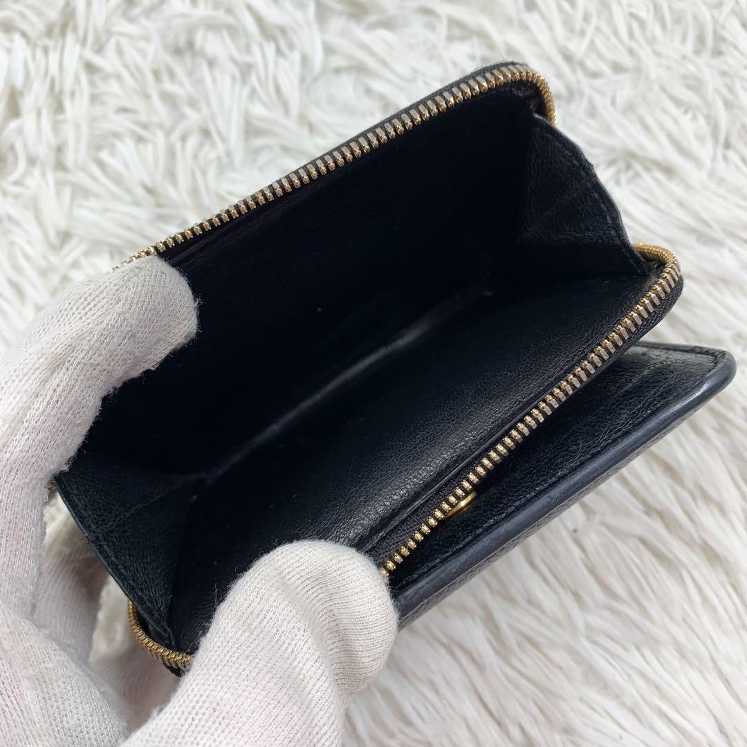 【✨美品✨】バレンシアガ 二つ折り財布 エブリデイ ジップウォレット ブラック