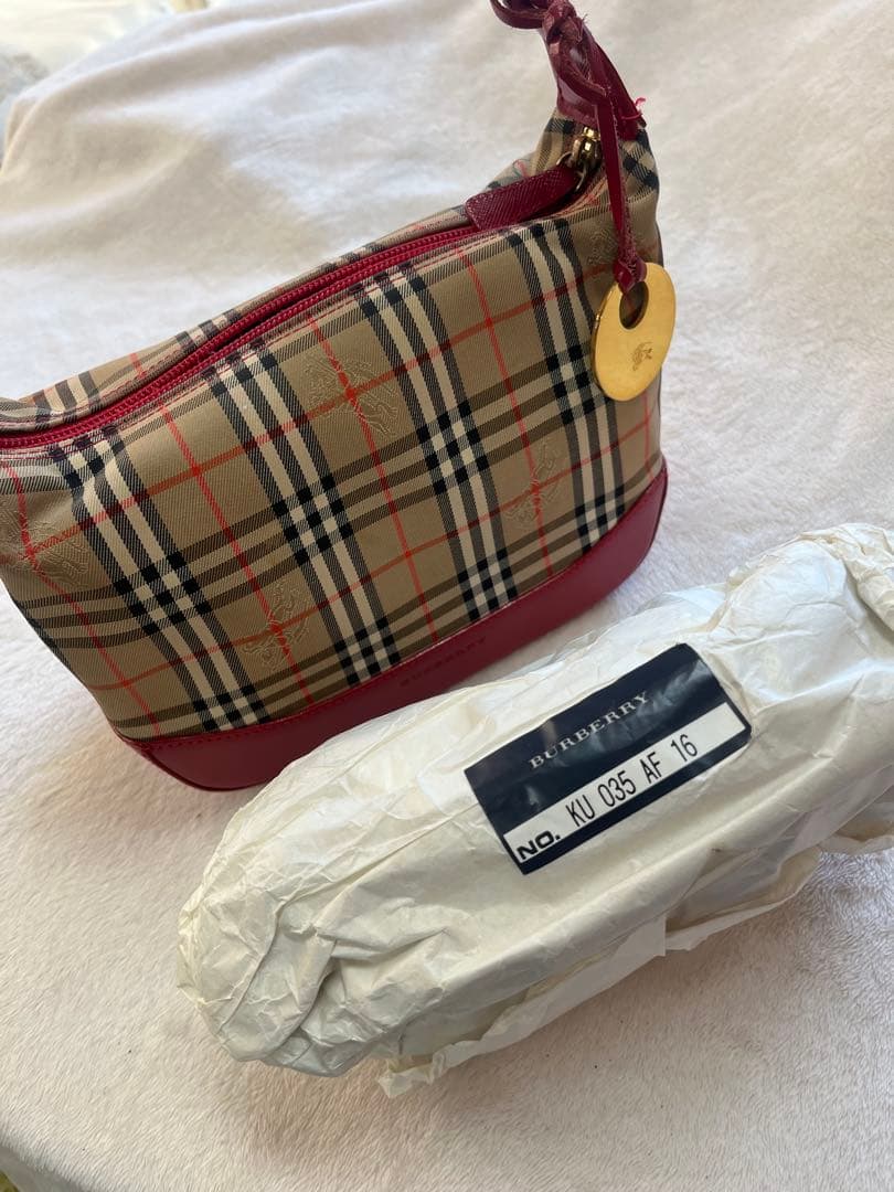 BURBERRY チェック柄 ショルダーバッグ