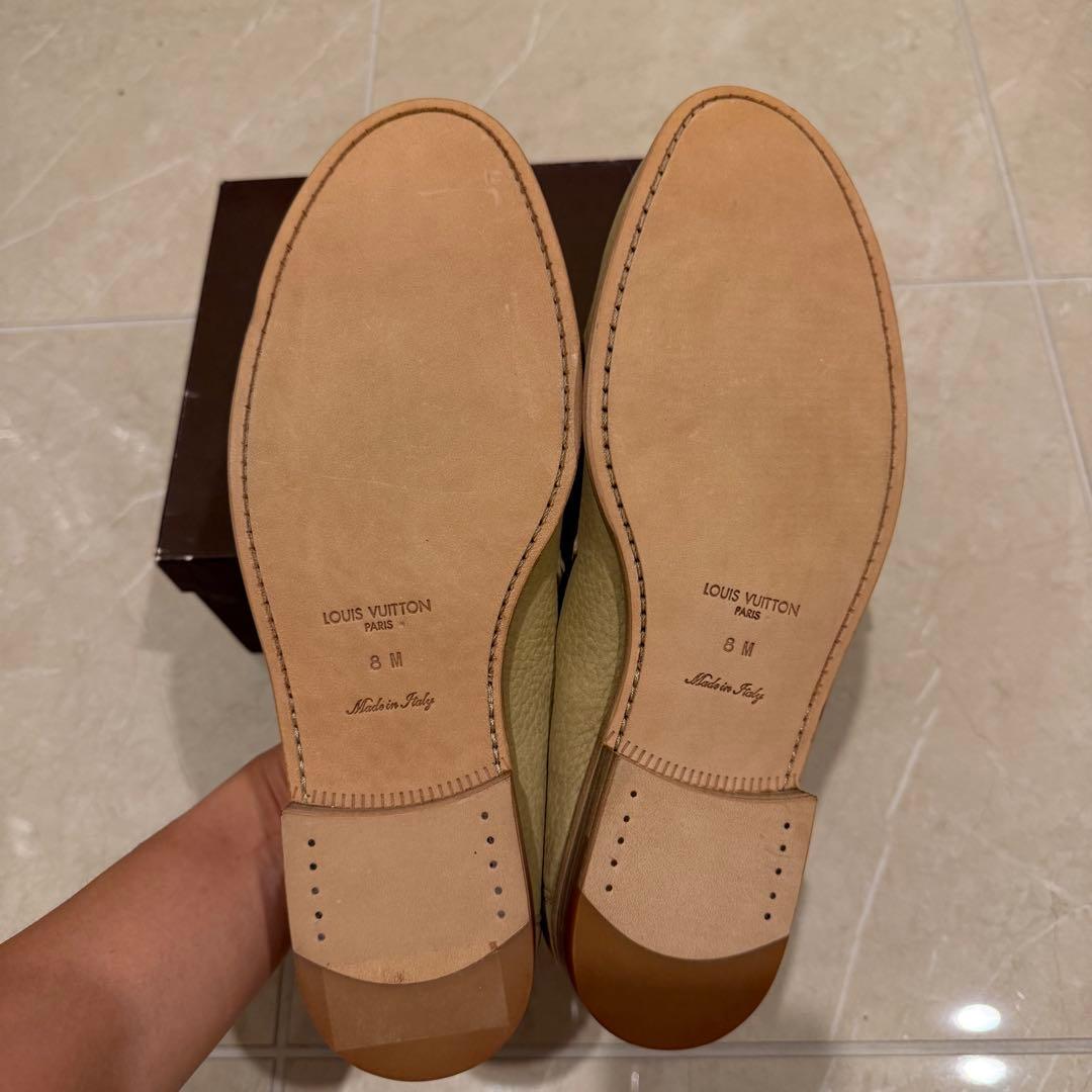 Louis Vuitton ベージュ モカシン size8