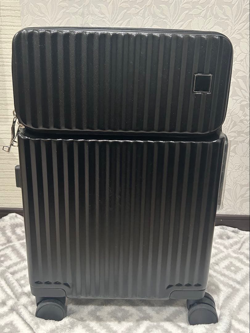 Ashard スーツケース アルミフレーム Sサイズ 42L ブラック 超軽量