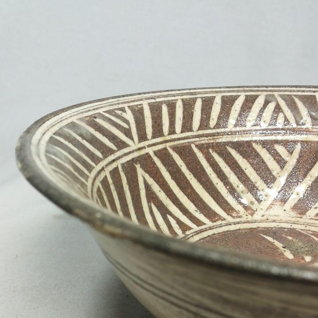 三島象嵌　茶碗