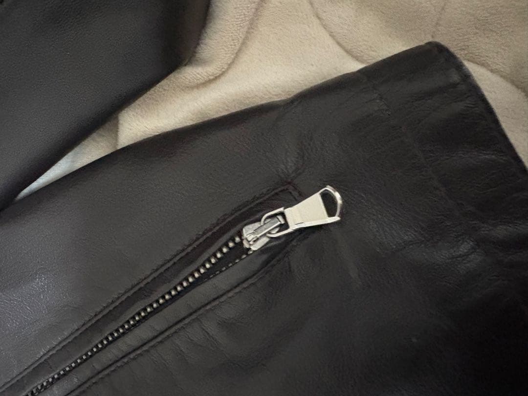 CINQUANTA レザーシングルライダースジャケット ブラウン(専用)