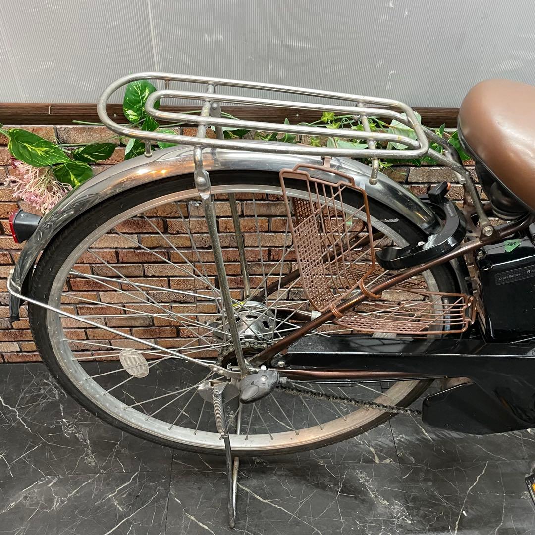【8】電動自転車 Panasonic ビビ DX ブラウン 26インチ