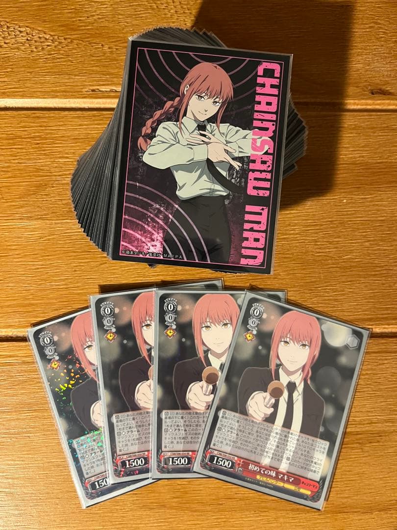 ヴァイス　WS 初めての味　マキマ　デッキ　スリーブ