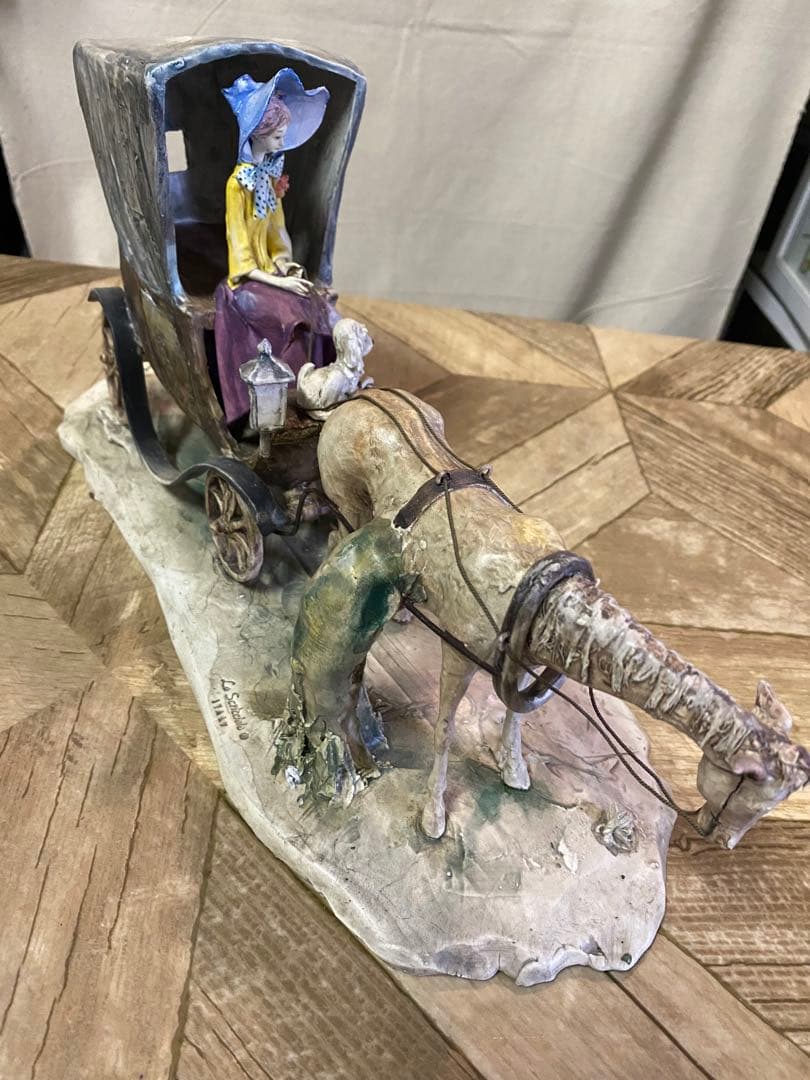 Lo Scricciolo イタリア製　T.Moretto 磁器人形　オブジェ