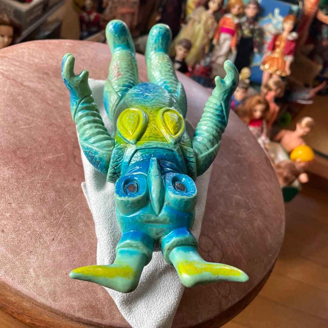 当時物　ゼットン　スタンダードサイズ　ブルマーク　ウルトラマン　ソフビ