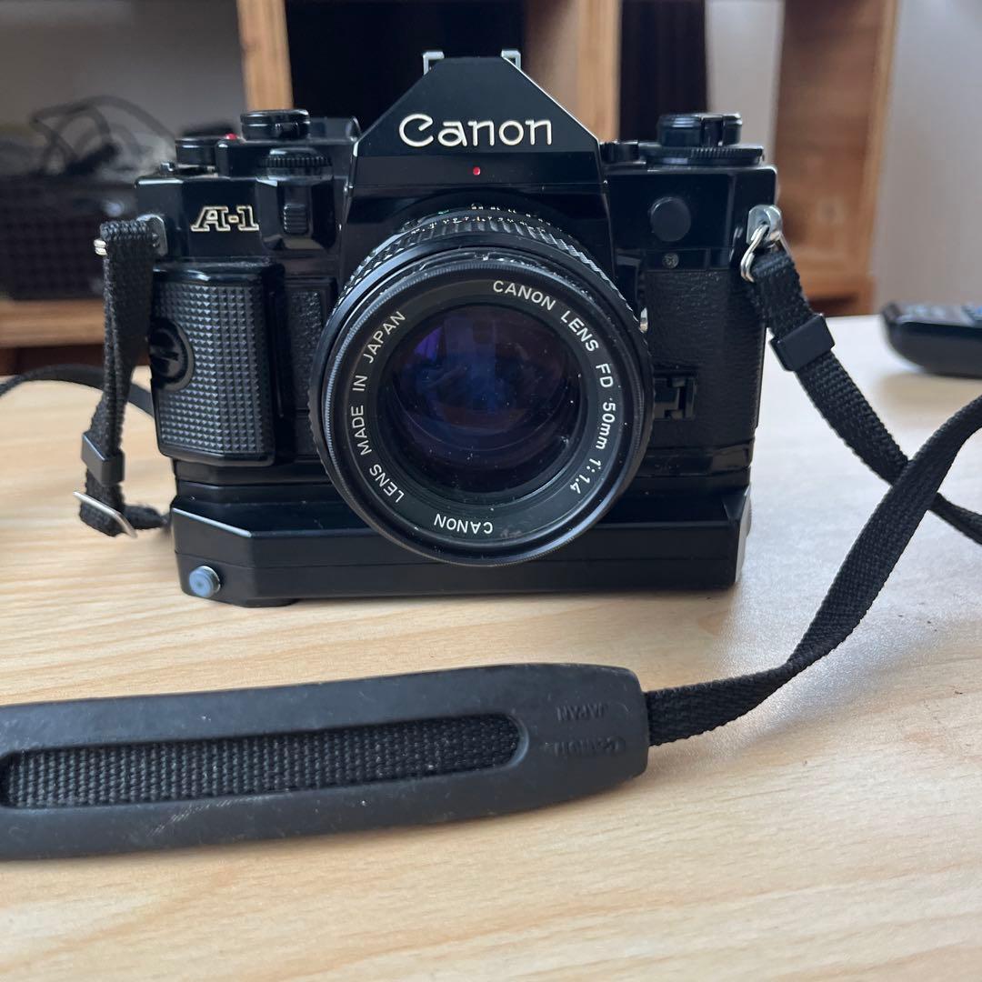 （値下げ依頼◯）Canon キャノン A-1 フィルムカメラ レンズ 1:1.4
