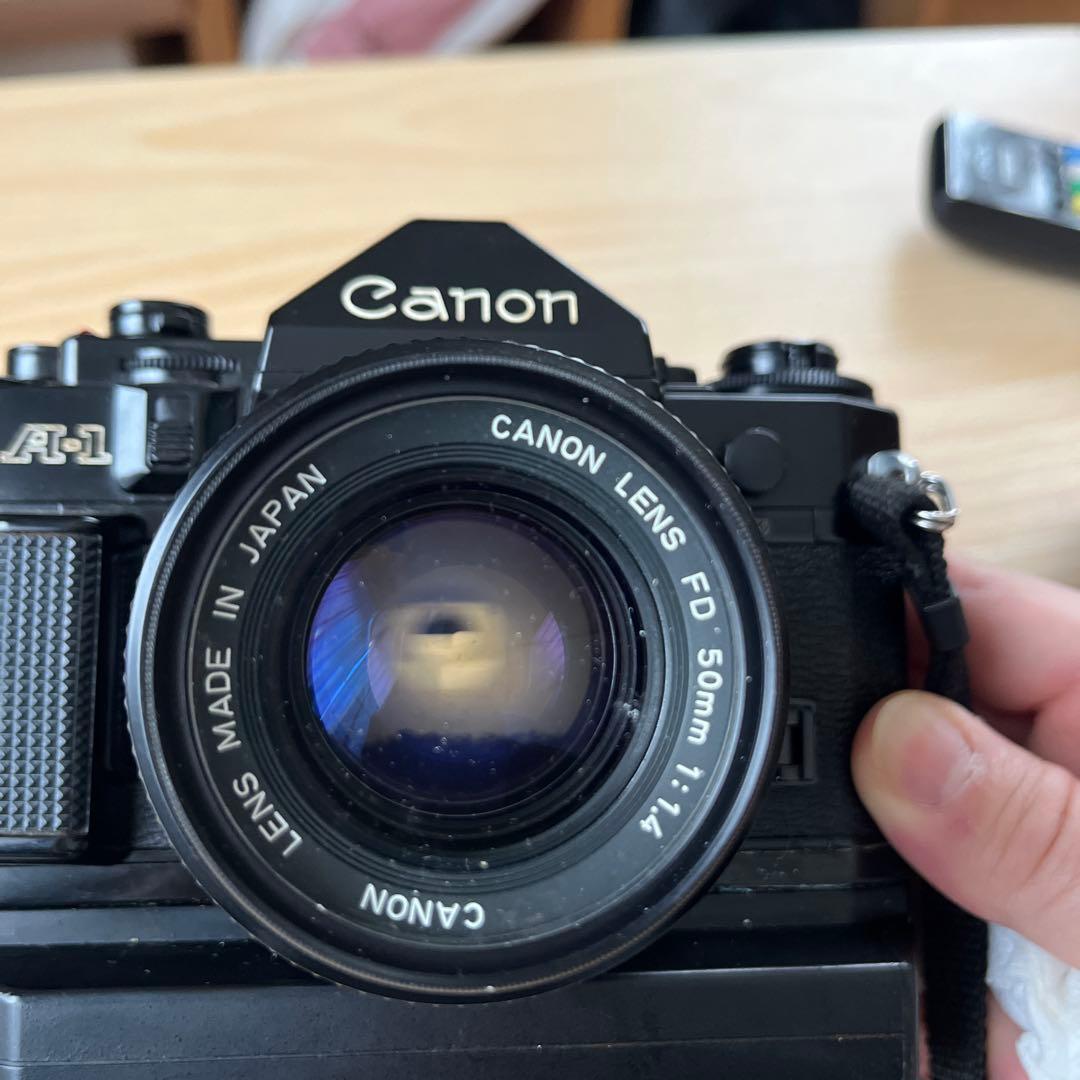 （値下げ依頼◯）Canon キャノン A-1 フィルムカメラ レンズ 1:1.4