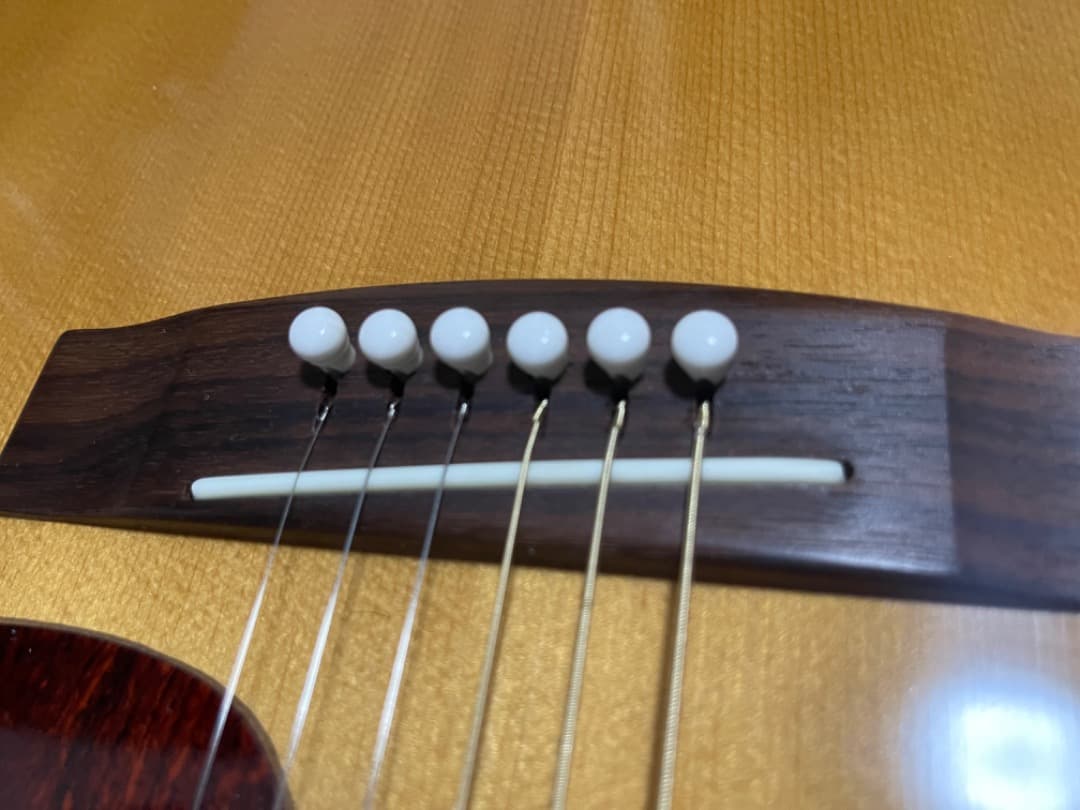 美品　FG-280 グリーンラベル　ステンレスフレット　ナット　サドル新品交換