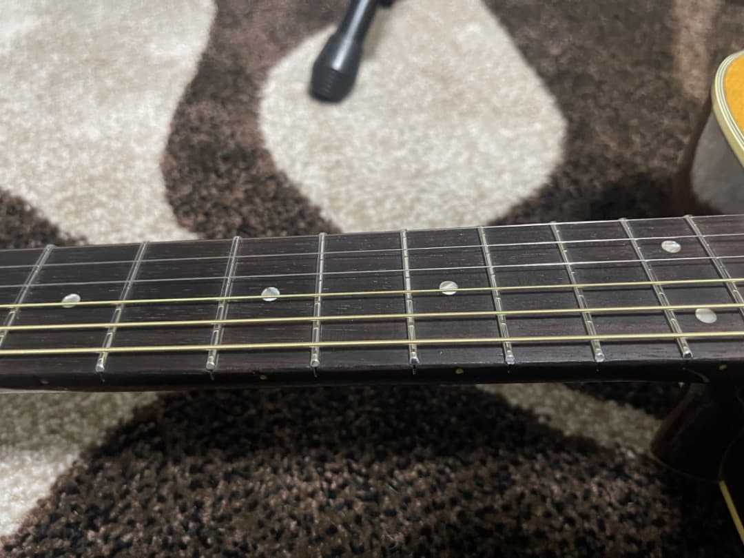 美品　FG-280 グリーンラベル　ステンレスフレット　ナット　サドル新品交換