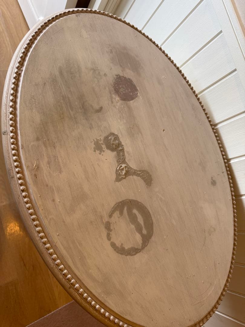 サラグレースSGDサイドオーバルテーブルフローラマスティック　サイドテーブル