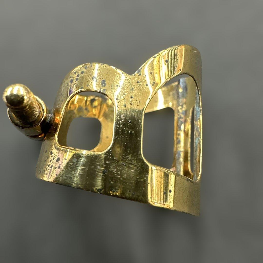 BG L11 ALTO サックスリガチャー ゴールドメッキ