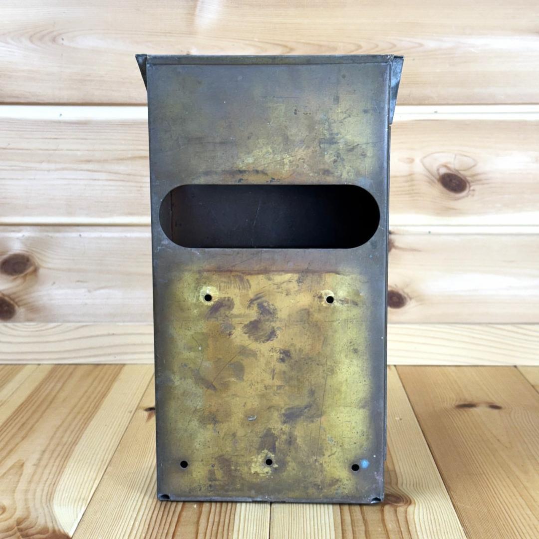 メールボックス アンティーク ポスト 郵便受け 真鍮製 アメリカ ビンテージ